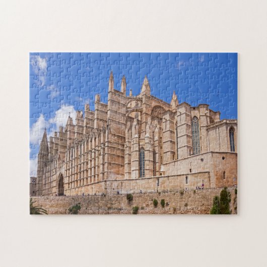 La Seu, de kathedraal van Palma de Mallorca - Span Legpuzzel (Horizontaal)