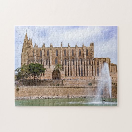 La Seu, de kathedraal van Palma de Mallorca - Span Legpuzzel (Horizontaal)