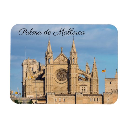 La Seu, de kathedraal van Palma de Mallorca - Span Magneet (Horizontaal)