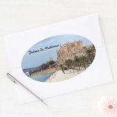 La Seu, de kathedraal van Palma de Mallorca - Span Ovale Sticker (Envelop)