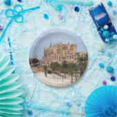 La Seu, de kathedraal van Palma de Mallorca - Span Papieren Bordje (Feest)