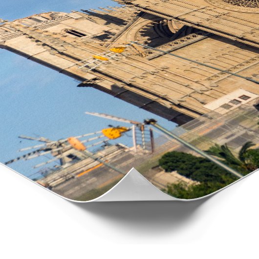 La Seu, de kathedraal van Palma de Mallorca - Span Poster (Hoek)