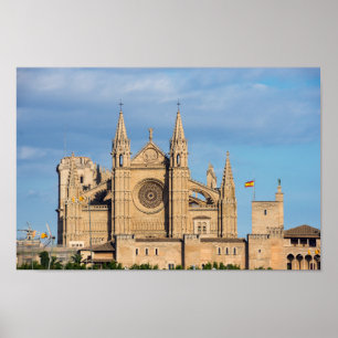 La Seu, de kathedraal van Palma de Mallorca - Span Poster