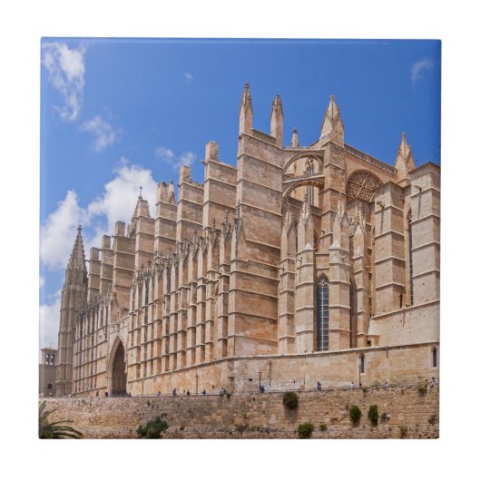 La Seu, de kathedraal van Palma de Mallorca - Span Tegeltje (Voorkant)