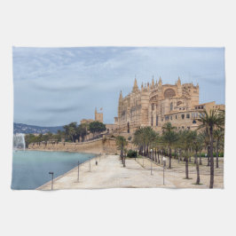 La Seu, de kathedraal van Palma de Mallorca - Span Theedoek
