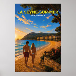La Seyne-sur-Mer – Vintage Reisposter Poster