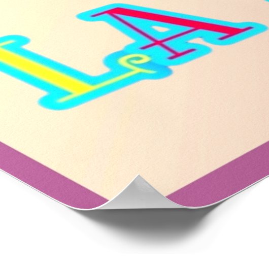 LA SHOE POSTER (Hoek)