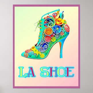 LA SHOE POSTER