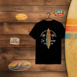 La Sirena Surven Club – Retro Zeemeermin Surf Desi T-shirt