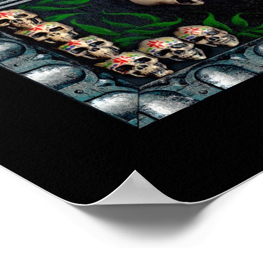 La Sirena zeemeermindag van de dode Art Print (Hoek)