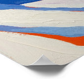 LA SKIEUSE (De Skiër) - Origineel Art Deco kunstwe Poster (Hoek)