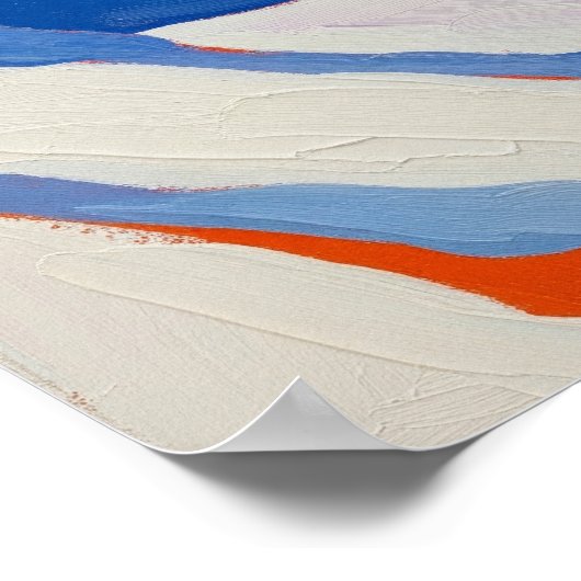 LA SKIEUSE (De Skiër) - Origineel Art Deco kunstwe Poster (Hoek)