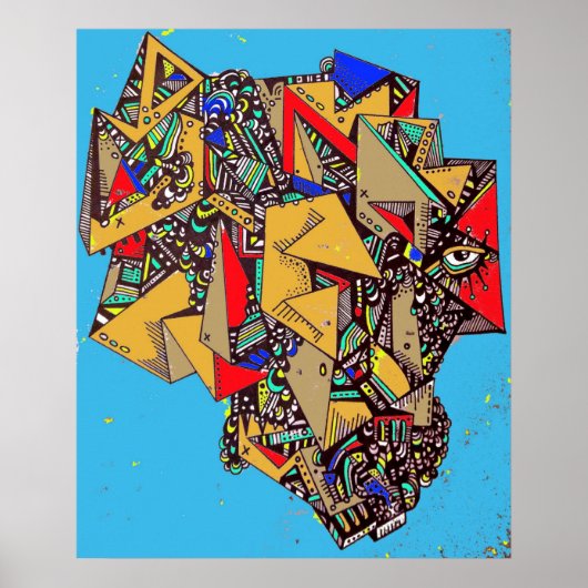 LA SKULL POSTER (Voorkant)