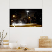 LA Skyline 2 - Afdrukken Poster (Keuken)