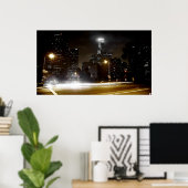LA Skyline 2 - Afdrukken Poster (Thuiskantoor)