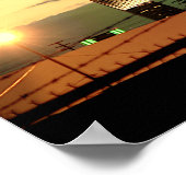 LA Skyline - Afdrukken Poster (Hoek)