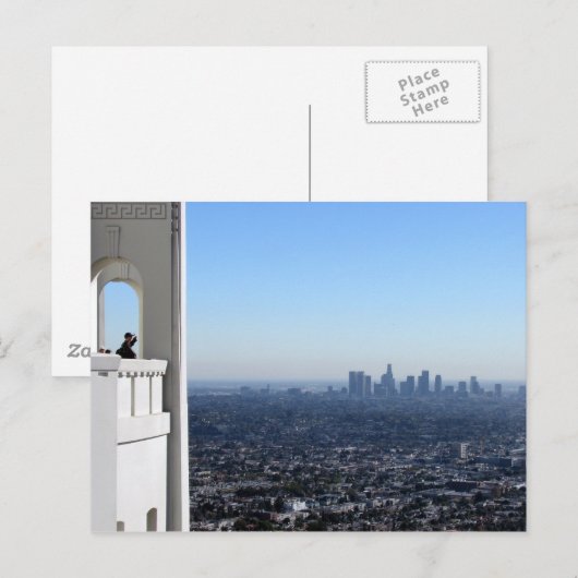 LA Skyline Briefkaart (Voorkant / Achterkant)