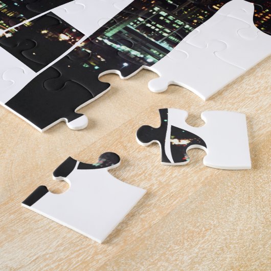 LA skyline handen Legpuzzel (Zijkant)