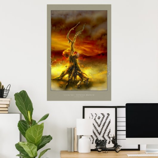 L'a So T-shirt VI - Poster (Thuiskantoor)