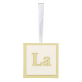 "La" Solfeggio Musical Baby Blocks Yellow Decoratie (Rechts)