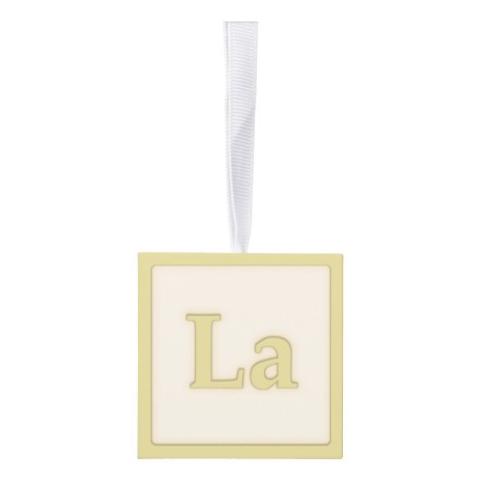 "La" Solfeggio Musical Baby Blocks Yellow Decoratie (Rechts)