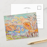 La Sologne | Louis Valtat Briefkaart<br><div class="desc">Het Laatste Nieuws (1918) | Origineel kunstwerk van de Franse kunstenaar Louis Valtat (1869-1952). Het schilderij toont een abstract landschap in felle oranje,  blauwe en groene kleuren. Gebruik de ontwerpgereedschappen om aangepaste tekst toe te voegen of het afbeelding te personaliseren.</div>