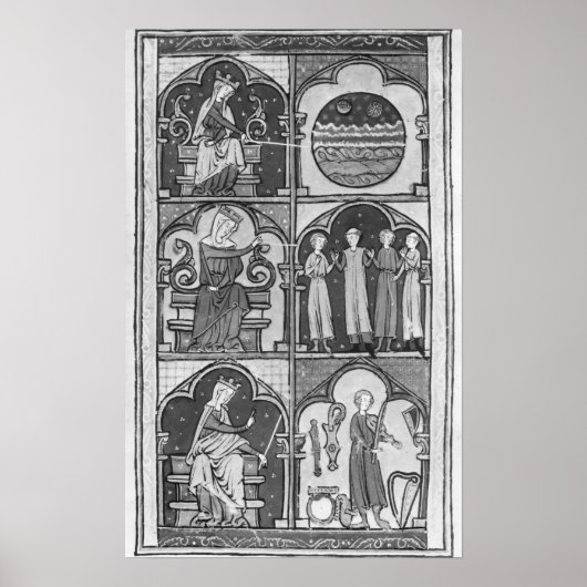 La Somme le Roi', door Lambert le Petit, 1311 Poster (Voorkant)