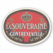 La Souveraine Contrexeville Sticker (Voorkant)