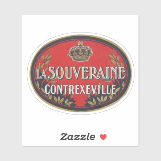 La Souveraine Contrexeville Sticker (Vel)