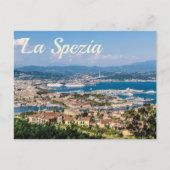 La Spezia Cinque Terre Liguria Italië Panorama gif Feestdagenkaart (Voorkant)