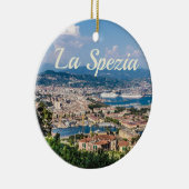 La Spezia Cinque Terre Liguria Italië Panorama gif Keramisch Ornament (Rechts)