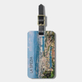 La Spezia Cityscape Ligurië Italië Vakantie Souven Bagagelabel (Voorkant verticaal)