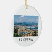 La Spezia Cityscape Ligurië Italië Vakantie Souven Keramisch Ornament (Rechts)