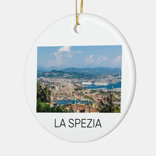 La Spezia Cityscape Ligurië Italië Vakantie Souven Keramisch Ornament (Links)
