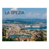La Spezia Cityscape Ligurië Italië Vakantie Souven Perfect Poster (Voorkant)