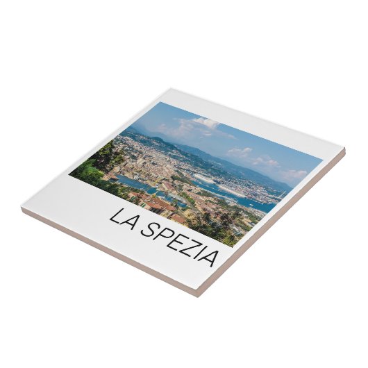 La Spezia Cityscape Ligurië Italië Vakantie Souven Tegeltje (Zijkant)