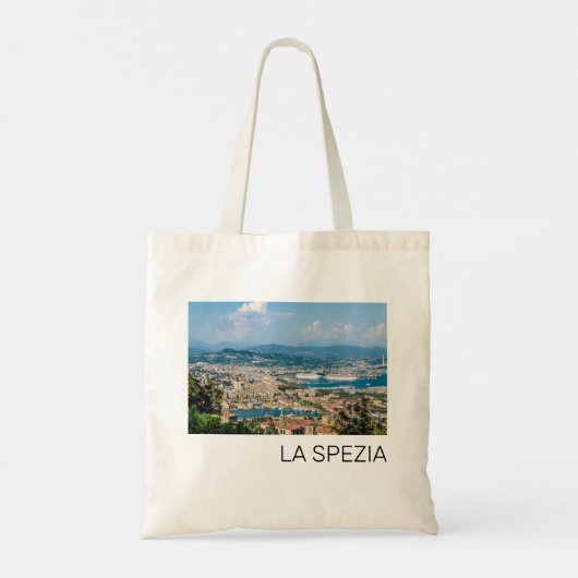 La Spezia Cityscape Ligurië Italië Vakantie Souven Tote Bag (Achterkant)