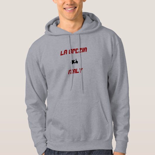 La Spezia, Italië Scooter Hoodie (Voorkant)