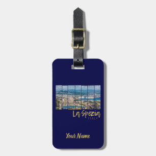 La Spezia Liguria Italië  Souvenir Bagagelabel
