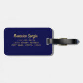 La Spezia Liguria Italië  Souvenir Bagagelabel (Achterkant horizontaal)