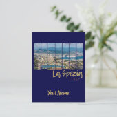 La Spezia Liguria Italië  Souvenir Feestdagenkaart (Staand voorkant)
