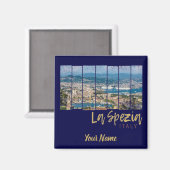 La Spezia Liguria Italië  Souvenir Magneet (Voorkant / Achterkant)