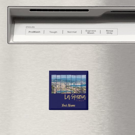 La Spezia Liguria Italië  Souvenir Magneet (Insitu (Vaatwasser))