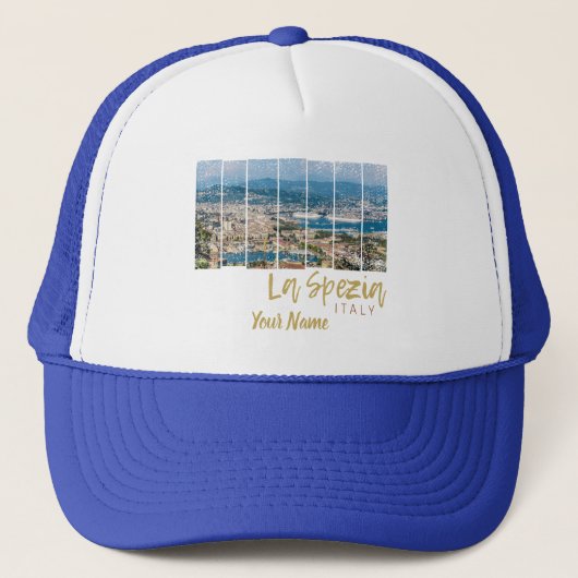 La Spezia Liguria Italië  Souvenir Trucker Pet (Voorkant)
