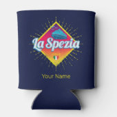 La Spezia Liguria Italy Retro Cruise Ship  Blikjeskoeler (Achterkant)