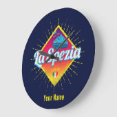 La Spezia Liguria Italy Retro Cruise Ship Grote Klok (Hoek)