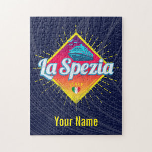 La Spezia Liguria Italy Retro Cruise Ship  Legpuzzel