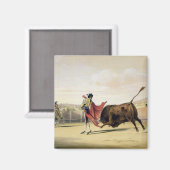La Suerte de la Capa, 1865 (kleur litho) Magneet (Voorkant / Achterkant)