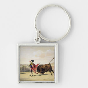 La Suerte de la Capa, 1865 (kleur litho) Sleutelhanger