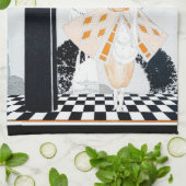 La Sultane -  modieuze Art Deco Lady Theedoek (Gevouwen)